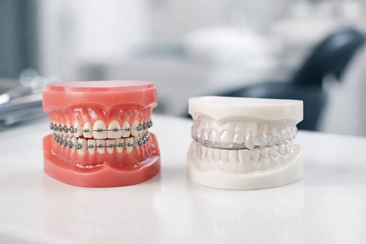 Apparecchio fisso o trasparente: differenze Apparecchio fisso o trasparente: differenze
