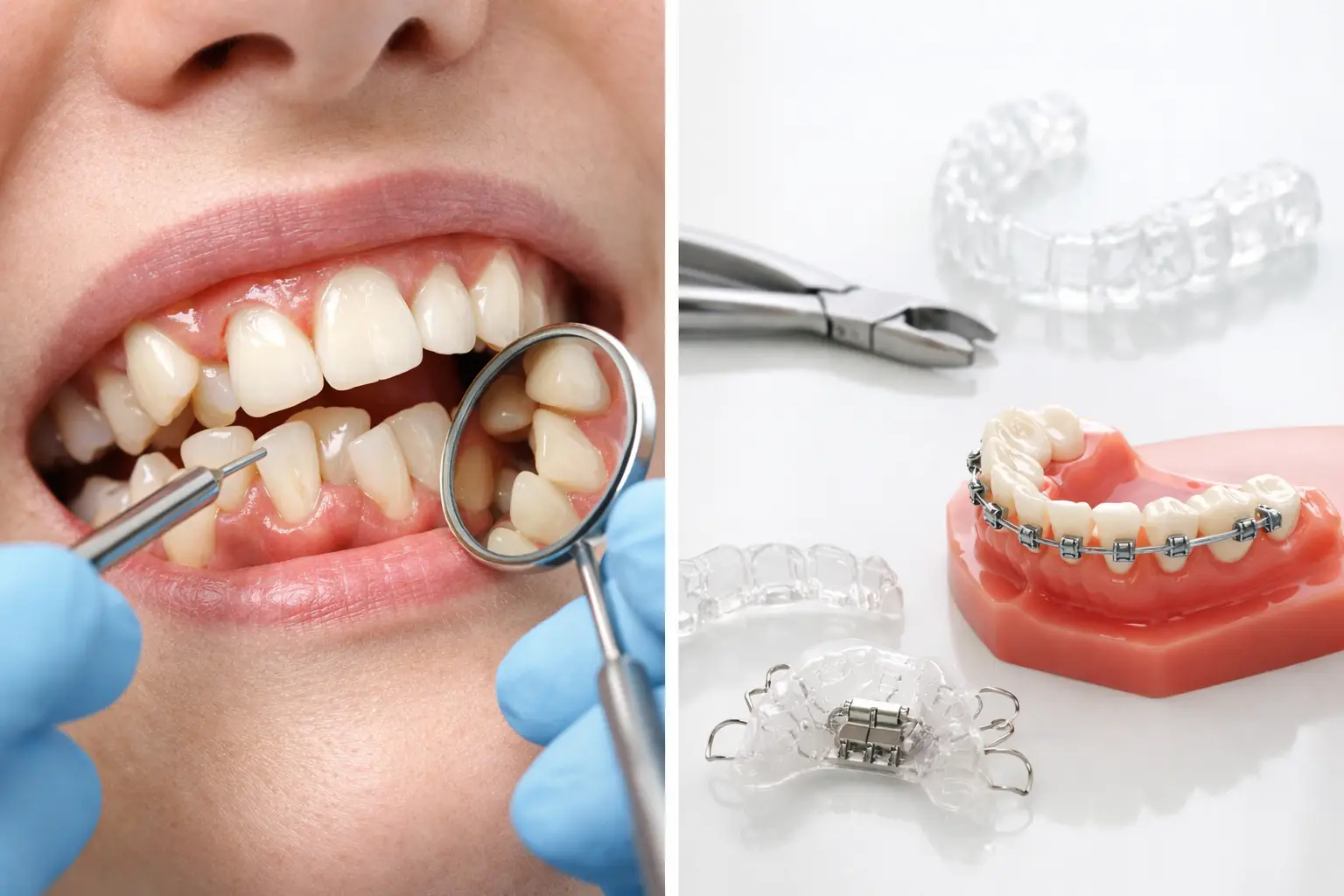 Soluzioni contro denti affollati efficaci